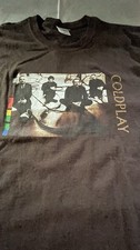 Vintage Coldplay Twisted Logic Tour 2005 Brown T-Shirt Gildan Ultra Cotton 2XL