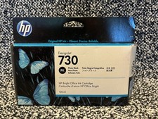 HP 730 Black 130ml Ink Cart. P2V67A HP DesignJet Date: February 2024