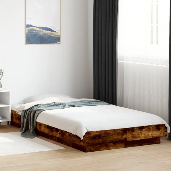 Bettgestell RäUchereiche 90X200 Holzwerkstoff-image