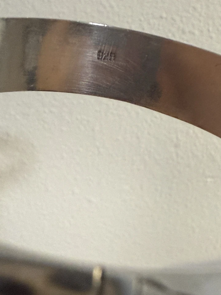 Pulsera de Plata de Ley 925 América Joyería Auténtica / 19/4 g Foto 4 de 4