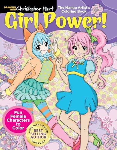 Manga Artist's Coloring Book: Girl Power!: Fun & Fabulous Females to Color! by - Image 4