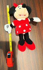 Disney Minnie Mouse Plush Stuffed Animal Red Polka Dot Dress Bow Small 2015