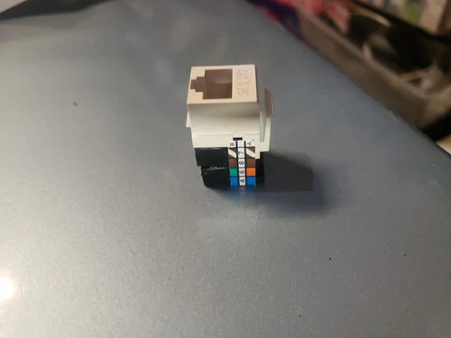 25 Quickport Leviton 40838-0B Cat5 Snap-in Assorted Colors See Description