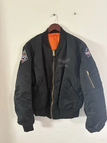 This authentic 1998 Armageddon movie cast and crew bomber jacket - product listing photo