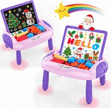 Magnetic Drawing Board, Doodle Board with Magnetic Letters and Numbers, Learning