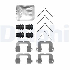 DELPHI Zubehörsatz, Scheibenbremsbelag Vorne LX0757