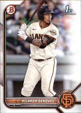 2022 Bowman #BP-60 Ricardo Genoves Prospects