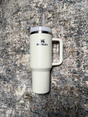 STANLEY Adventure Quencher Travel Tumbler Cup 40 Oz Cream White Brand New