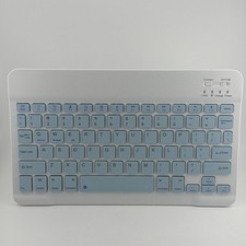 Bluetooth Keyboard for iPad iPhone Android Tablet Rechargeable Wireless