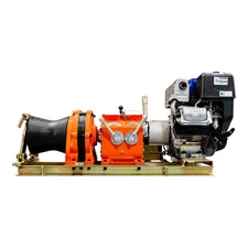 5 Ton Gas Capstan winch 10000 lbs with Electric Starter