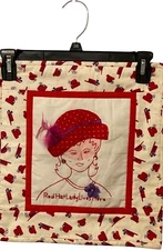 Red Hat Ladies Society Wall Hanging Hats Lady Handmade 2004 New York Lady Bugs