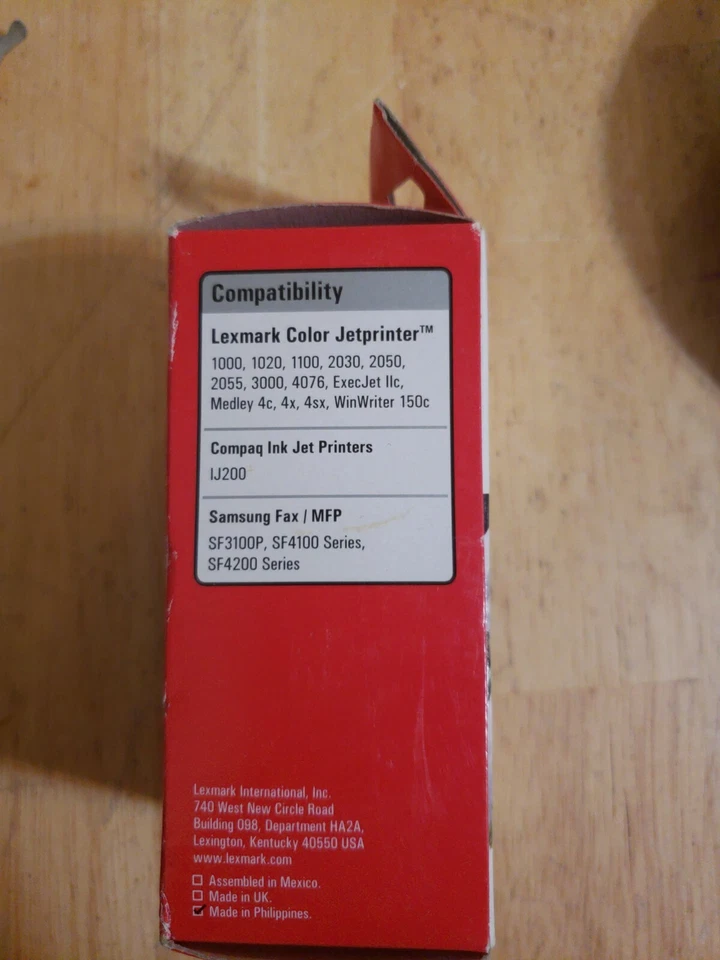 Genuine Lexmark 13619HC Tricolor Ink Cartridge  - Image 2 of 4