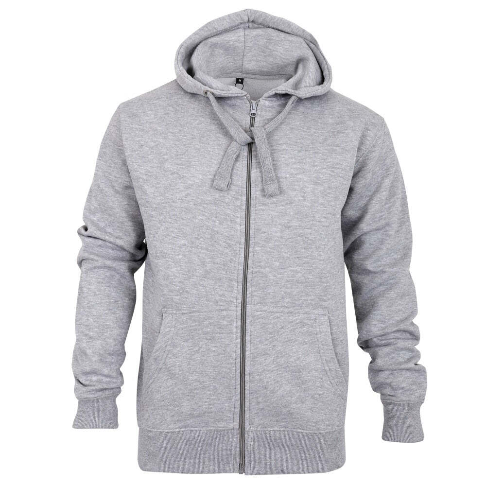 Mens Plain Hoodies Fleece Jacket Sweatshirt Zipper Zip Up Hoodie Soft Lined Hood eBay