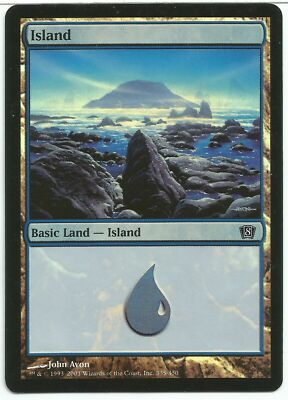 mtg magic island FOIL ENGLISH 8th edition island John Avon 335