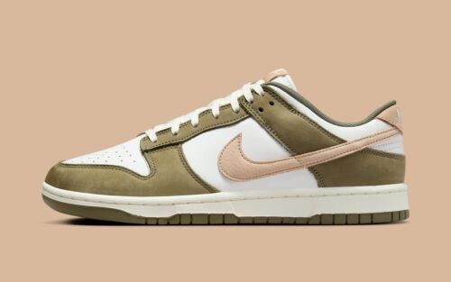 Men’s Size 12 Nike Dunk Low Retro Premium Medium Olive Hemp White FQ8250-200 - Picture 2 of 7