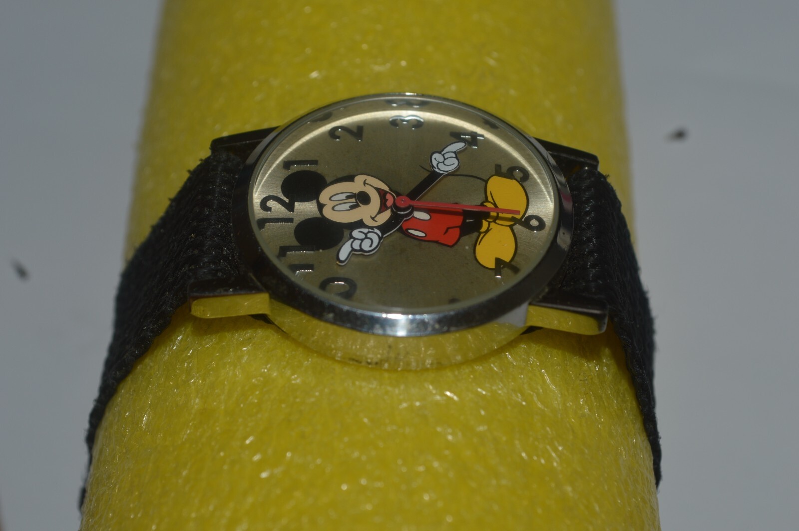 Mickey Mouse Watch By MZB 33mm Unisex Quartz 9 In Strap Rotating Arms Tested Wor