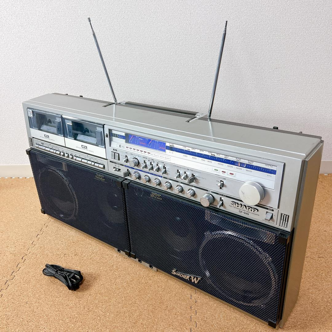 779963/SHARP GF-999 ラジカセ 通電 SHARP GF-999 boombox In working condition Check details Used 100V