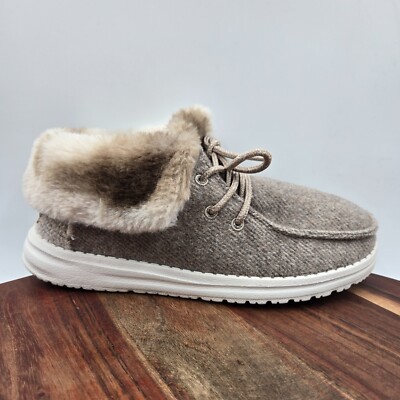 Suede Britt Genuine Shearling Lined Winter Boot Hey Dude Britt