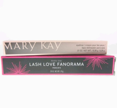 2pc Set Mary Kay Lash Love Fanorama & Eyeliner Black