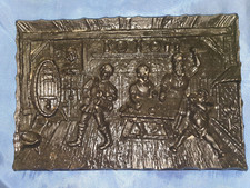 Relief Obraz Żeliwna płyta żeliwna Pielęgnacja 30x20 cm 3,3 kg