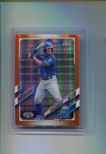 2021 Topps Pro Debut Orange Chrome Refractor Tyler Gentry 1/25