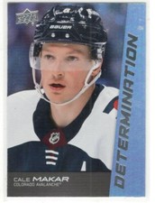 2024-25 UPPER DECK OVERTIME DETERMINATION # DT-21 CALE MAKAR COLORADO AVALANCHE