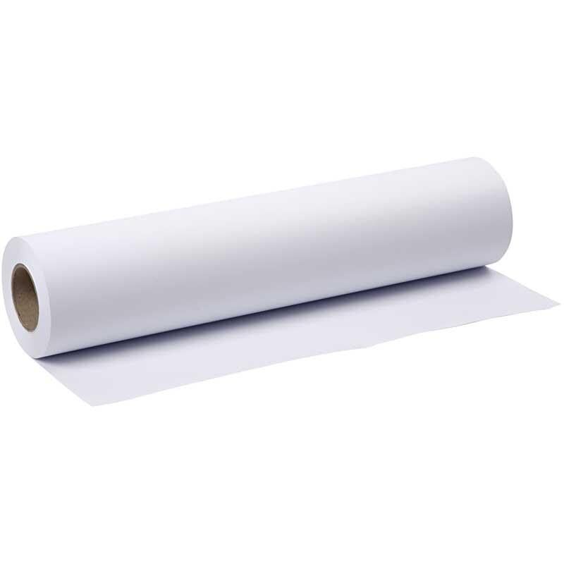 Creativ 23559 Drawing Paper Roll, W: 42 cm, 80 cm, 50m, White