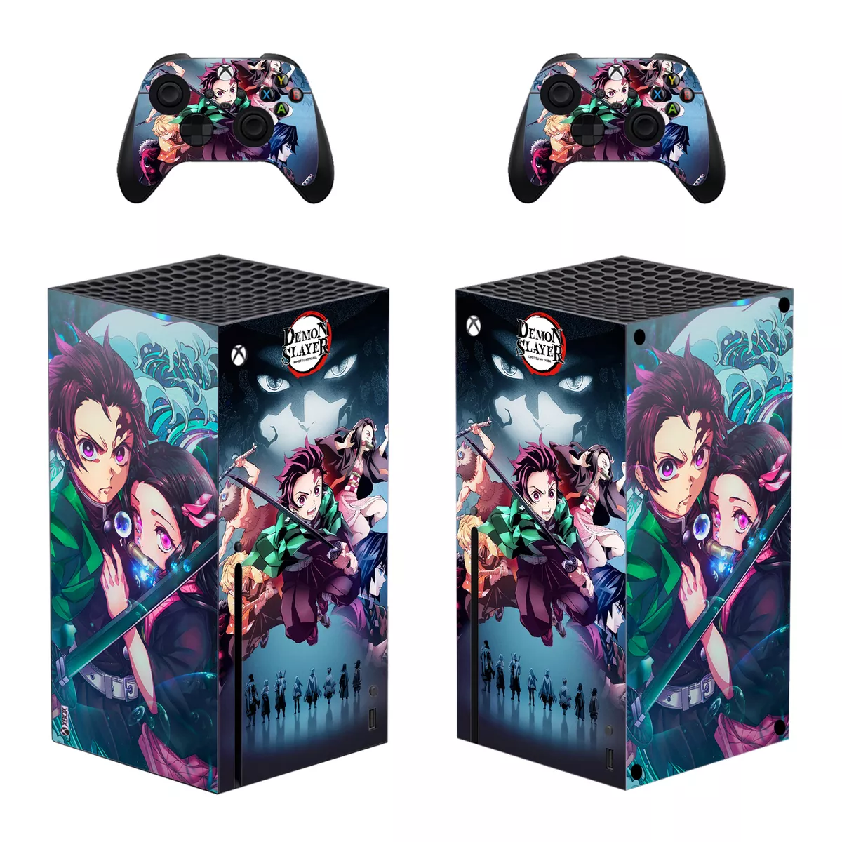 Xbox Series S X Slim Console Controller Skins Decal Demon Slayer Tanjirou  Nezuko