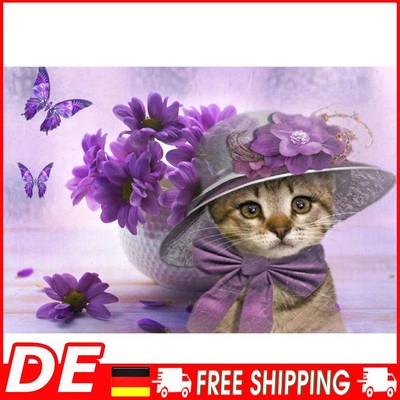 5D DIY Full Drill Diamond Painting Cross Stitch Embroidery Kit (Cat05)