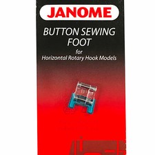 Janome Button Sewing Foot 200136002 For Horizontal Rotary Hook Models