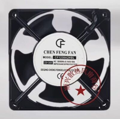 1 pc. CHENG FENG FAN CF1238A2HBL 12038 AC220V-240V 0.14A 12CM Cooling Fan