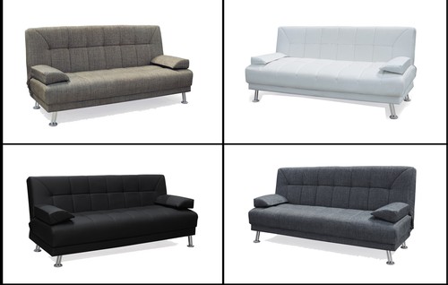 Bagno Italia Divano Letto Sofa 187x88 Bianco Ecopelle Braccioli Antiribaltamento Soggiorno Salotto Modello Francesca 85090161