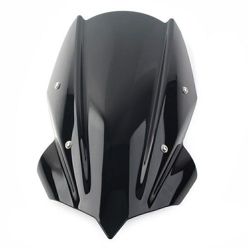 Motorcycle Front Windscreen Screen Windshield Fit Kawasaki Z400 2019-2021 Black - Picture 3 of 6