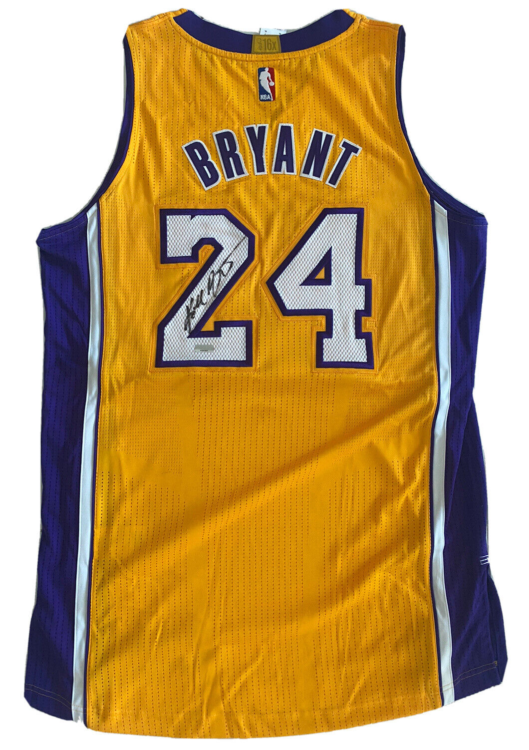 Kobe Bryant Los Angeles Lakers Autographed Gold Swingman Jersey - Panini