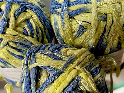 Lot of 6 Hanks Knit Picks Get Away Yarn 10377 Wading Pool Neon
