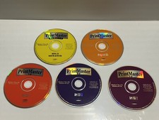 1998 Print Master Deluxe 5 CDS Windows 95/98