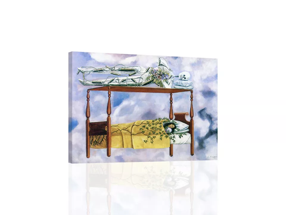 Frida Kahlo - The Dream 12x16  -  CANVAS or PRINT WALL ART - Image 3 of 4