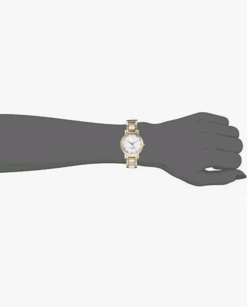Kate Spade Gramercy Gold Tone Stainless Steel Crystal  display picture 2