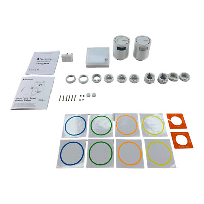 Starterpaket von Netatmo mit intelligenten Wi-Fi-Thermostatventilen Basis-Set .