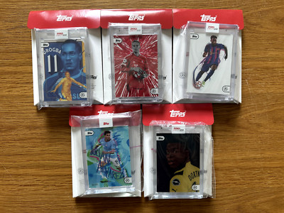 Topps Project 22 Week 18 Set Fati, Alvarez, Moukoko, Neuer, Drogba