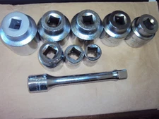 PROTO J55642 TOOLS SET , 9 PIECE SET , 12 PT , 3/4 DR