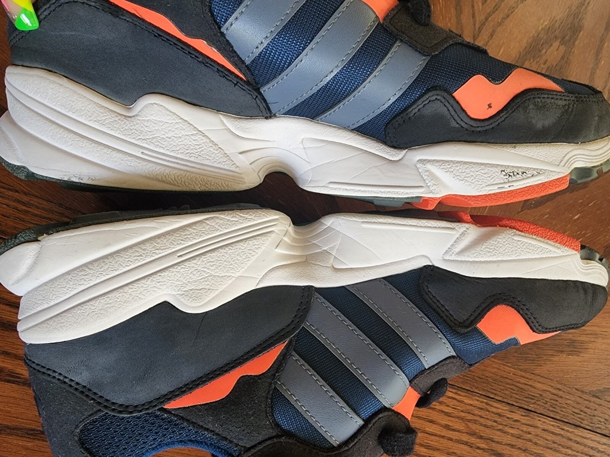 Adidas Yung 96 Legend Marine Steel SIZE 6 Men\'s blue/orange Adidas Yung-96 Sneaker Collegiate Navy Raw White Solar  main image 3