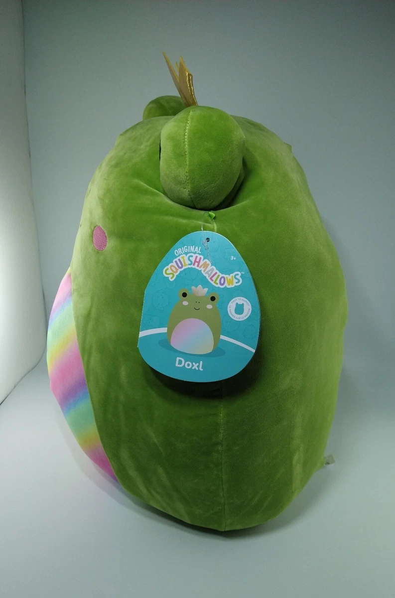  Rare Squishmallow Doxl The Frog 16 with Crown, Princess : Toys  & Games