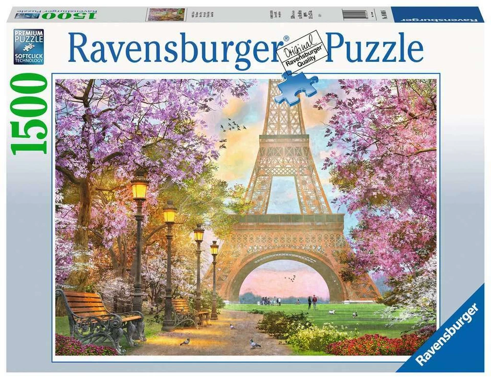 Ravensburger Puzzle 16000 Verliebt in Paris 1500 Teile Erwachsenenpuzzle