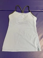 Lululemon Active Support Tank - Powder Blue - Size 6