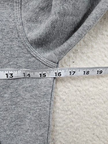 Nike Toddler Sweatshirt Small Gray Fleece Long Sleeve Hoodie Full Zip - Picture 9 of 17