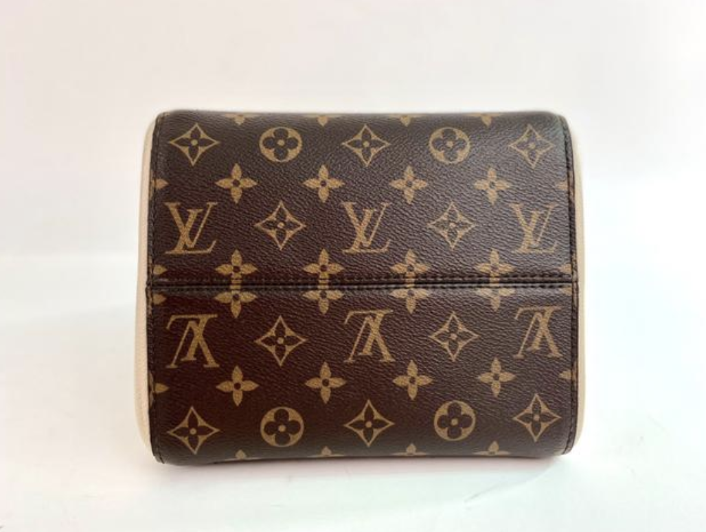 Authentic Louis Vuitton Tricolor Leather Monogram Fold PM Tote 