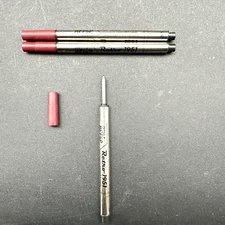 Retro 51 Tornado Rollerball BALLPOINT REFILLS BLACK REF5P (3-PACK) REF-5P *NEW*