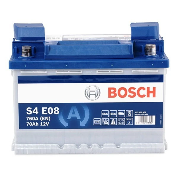 BOSCH BATTERIA AUTO S4 12V 70AH 760A EFB START & STOP +DX 278X175X190 - Immagine 3 di 4