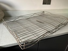 Vintage Metal Wire Bread Tray Bakers Crate Rack Industrial Mothers Pride